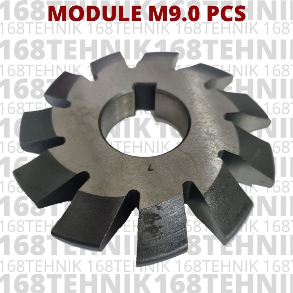 MODULE M9.0 ECER / MODUL M9.0 GEAR MILLING CUTTER / MODUL 9.0 PISAU GIGI M9 / MODULE M9.0 ECER