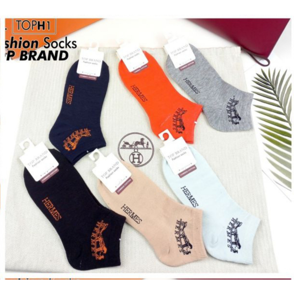 Kaos Kaki Wanita Pendek Kualitas Premium merk Hermes