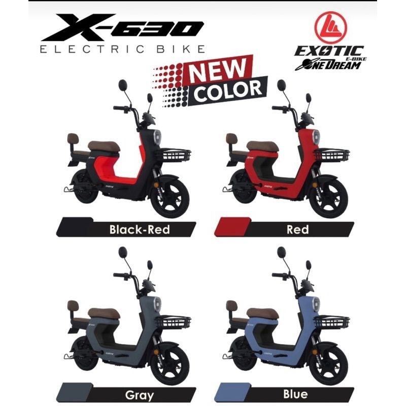 SEPEDA LISTRIK EXOTIC X-630