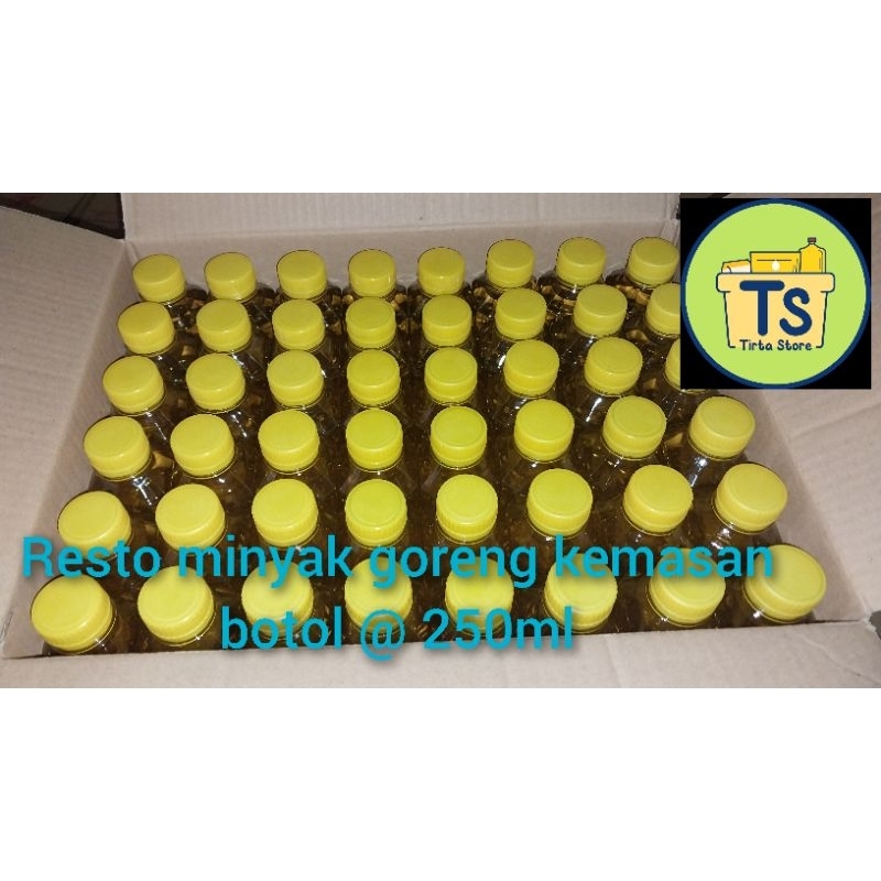 

RB resto minyak goreng kemasan botol 250ml per dus