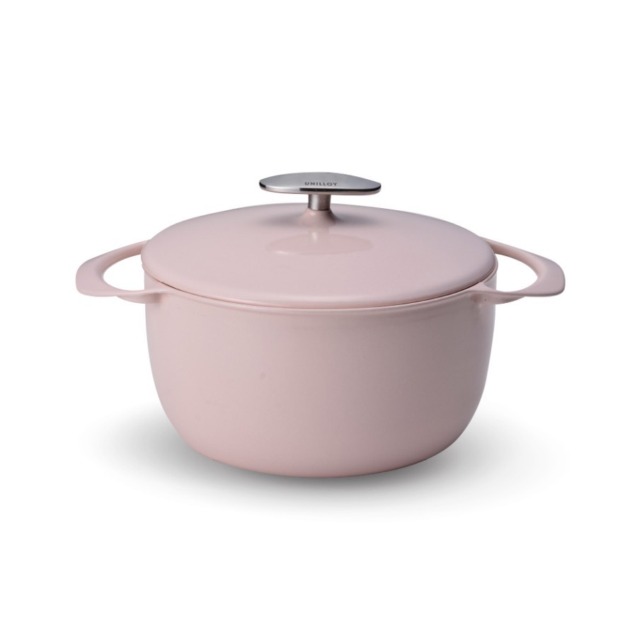Casserole Pot UNILLOY Casserole Pink 20cm