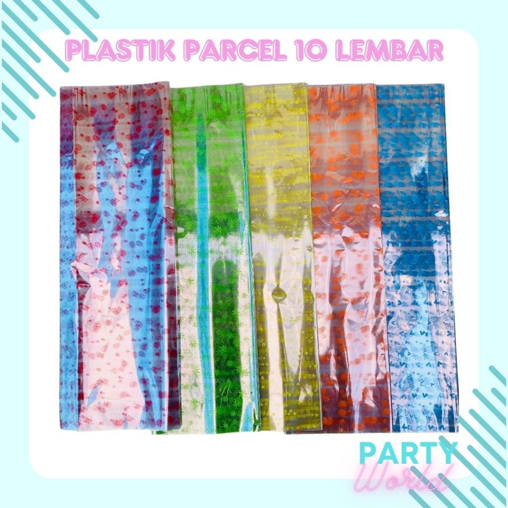 

Plastik Parcel Motif Lembaran Isi 10 Lembar Plastik Bingkisan Plastik Lebaran