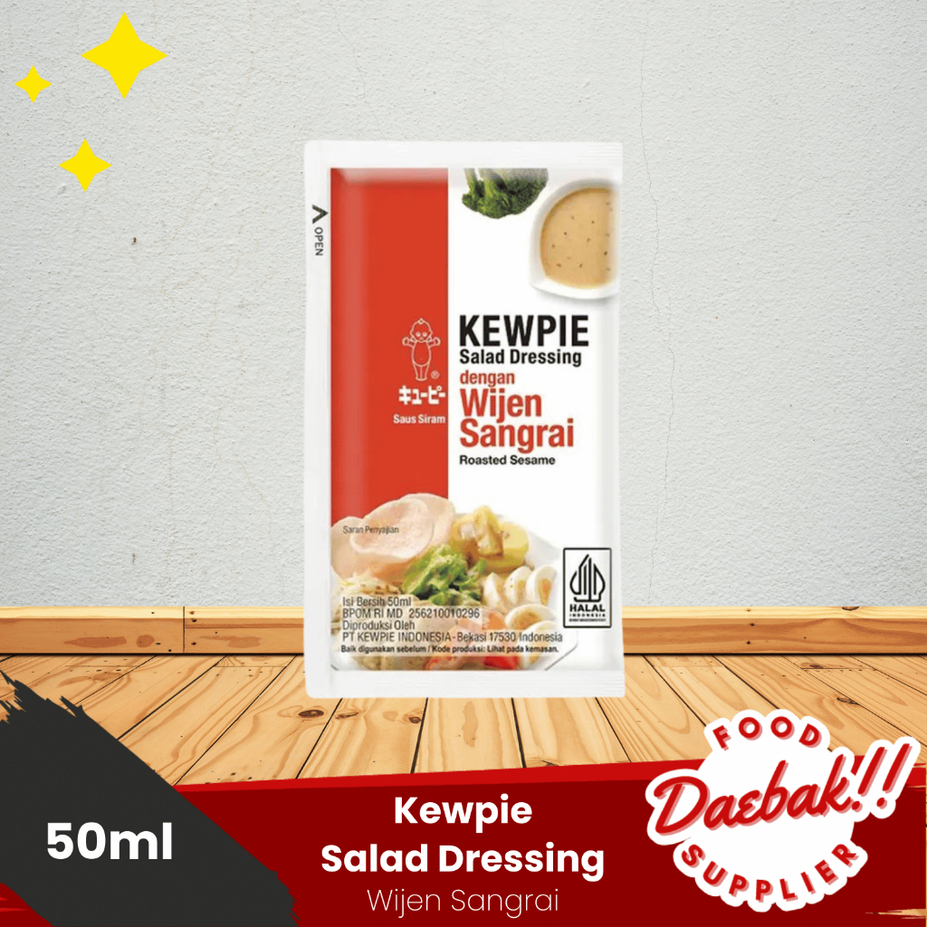 

Kewpie Saus Salad | Salad Dressing Roasted Sesame | Saus Siram Wijen Sangrai 50ml
