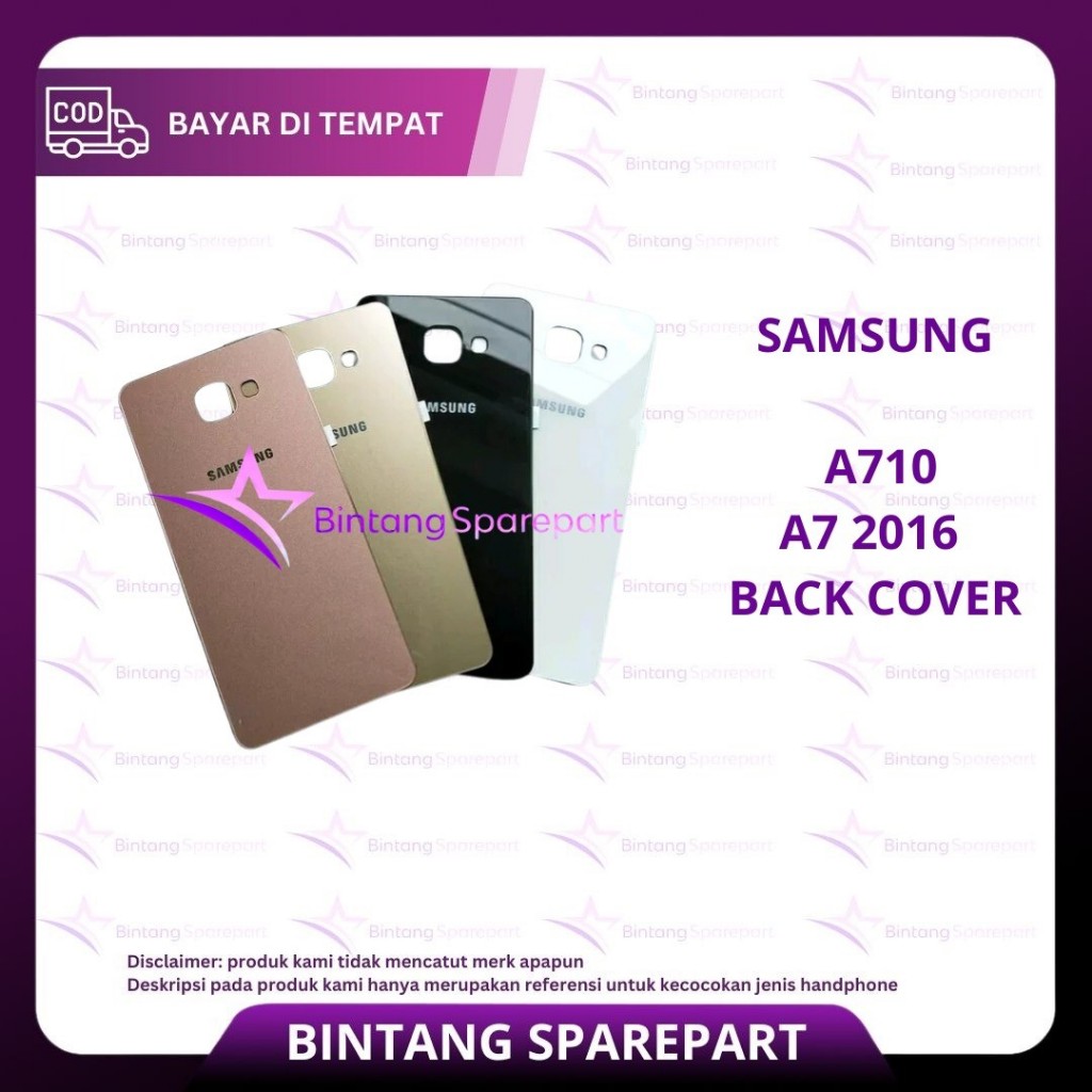 BACK COVER SAMSUNG A710 / A7 2016