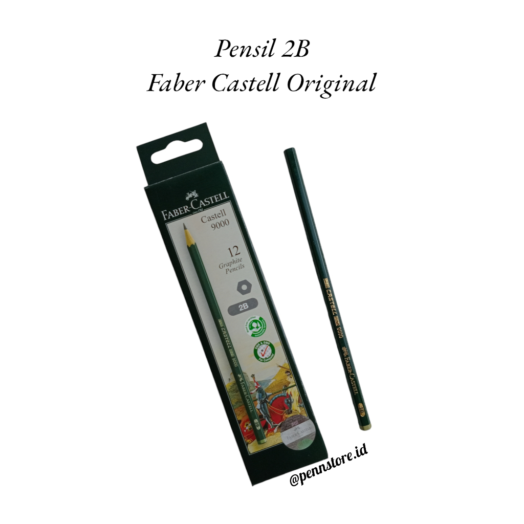 

Pensil 2B Faber Castell Hijau Original - Pensil Ujian untuk Komputer dan Scanner (pcs)