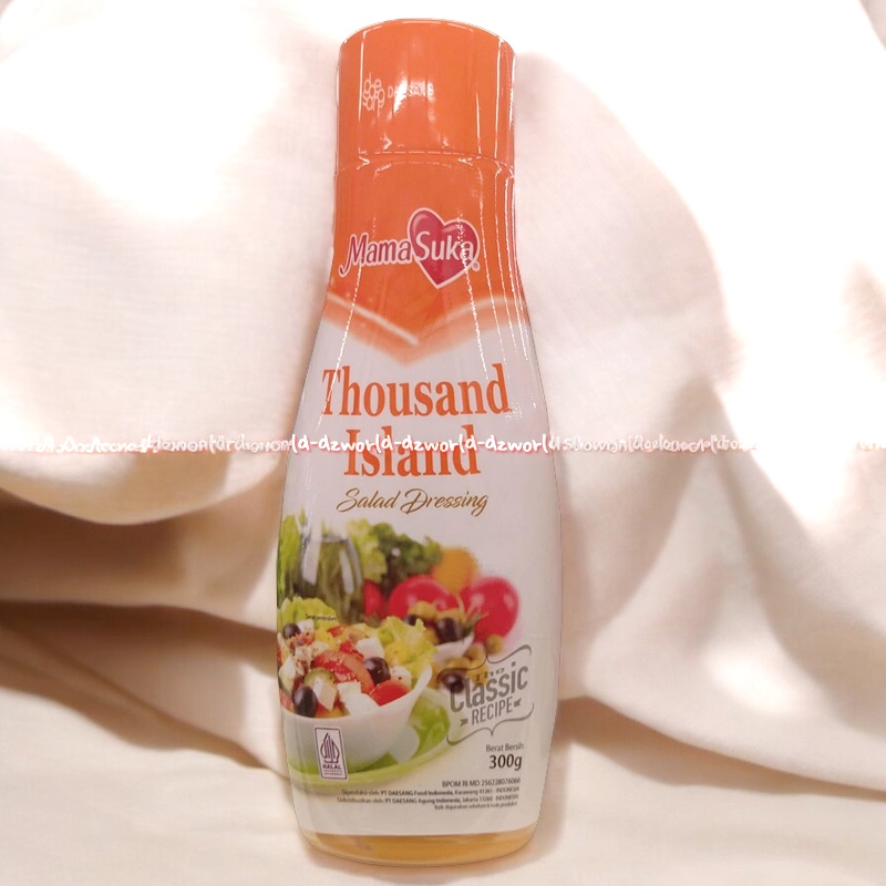 

Mamasuka Thousand Island 300gr Salad Dressing Classic Receipe Mama Suka Saos Salat