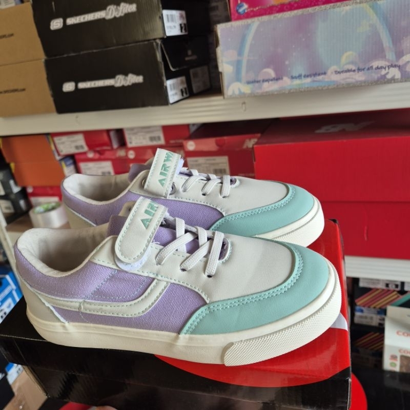 Airwalk Sepatu Sneakers Anak - BarsiJR Purple| Girls Kids Sneakers Shoes Airwalk Original