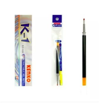 

Kenko Gel Pen K1 0.5mm Refill BIRU Original (1 PCS) / Refill Ballpoint Bolpen Pulpen Gel Kenko K-1 Biru Per Pcs