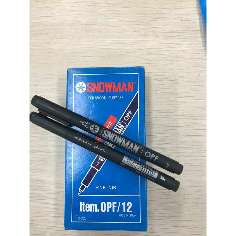 

Spidol Snowman Permanen OPF-12 Warna hitam