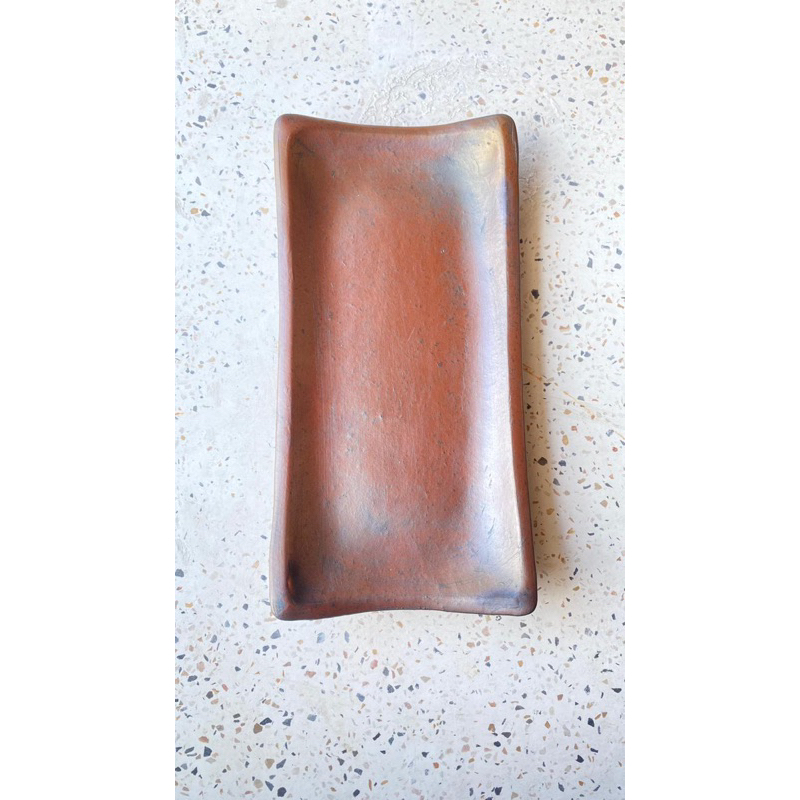 Piring Sushi / Piring Panjang Gerabah / Tanah Liat