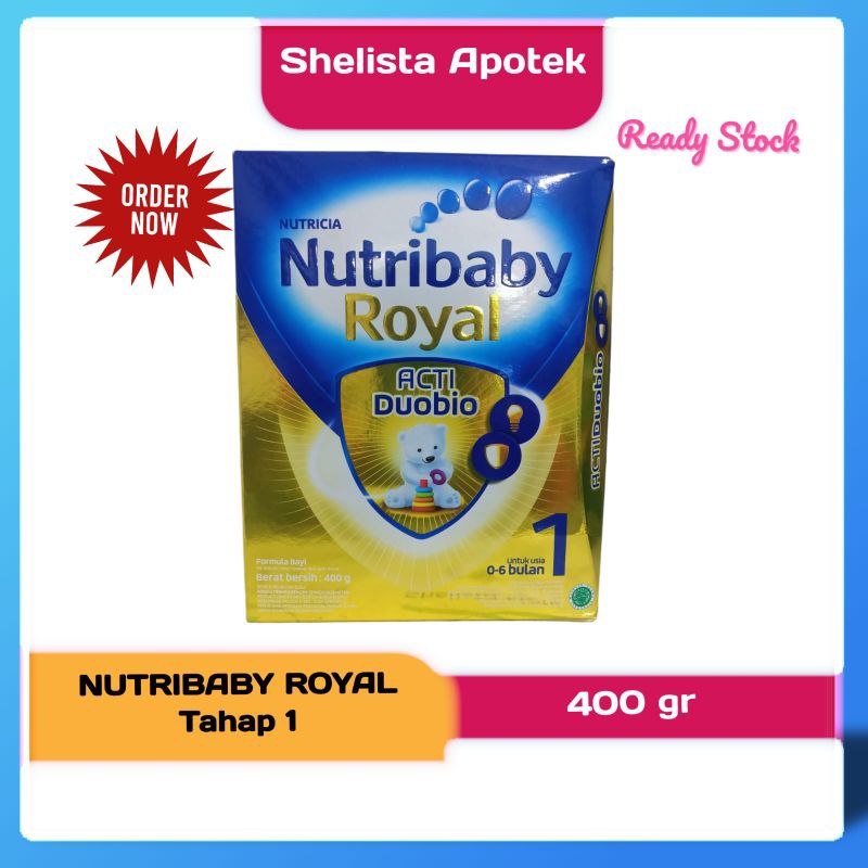 NUTRIBABY ROYAL 1 400 gr / Susu Formula Bayi 0-6 bulan