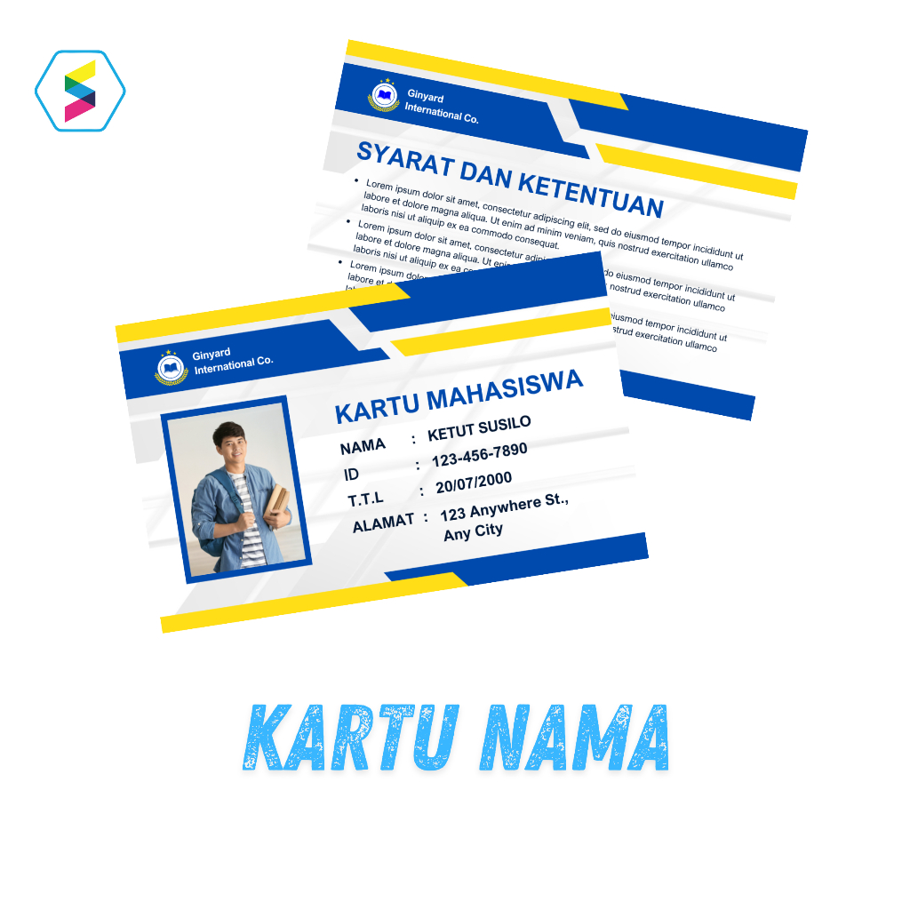 

SIXMA_Kartu Nama 1 Box 100 pcs / Business Card / Thanks Card