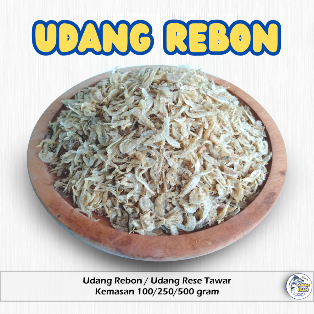 

UDANG REBON / UDANG RESE TAWAR PREMIUM TERMURAH 100-500 gram