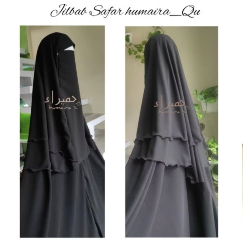 Preloved New khimar safar purdah jumbo size L buzui