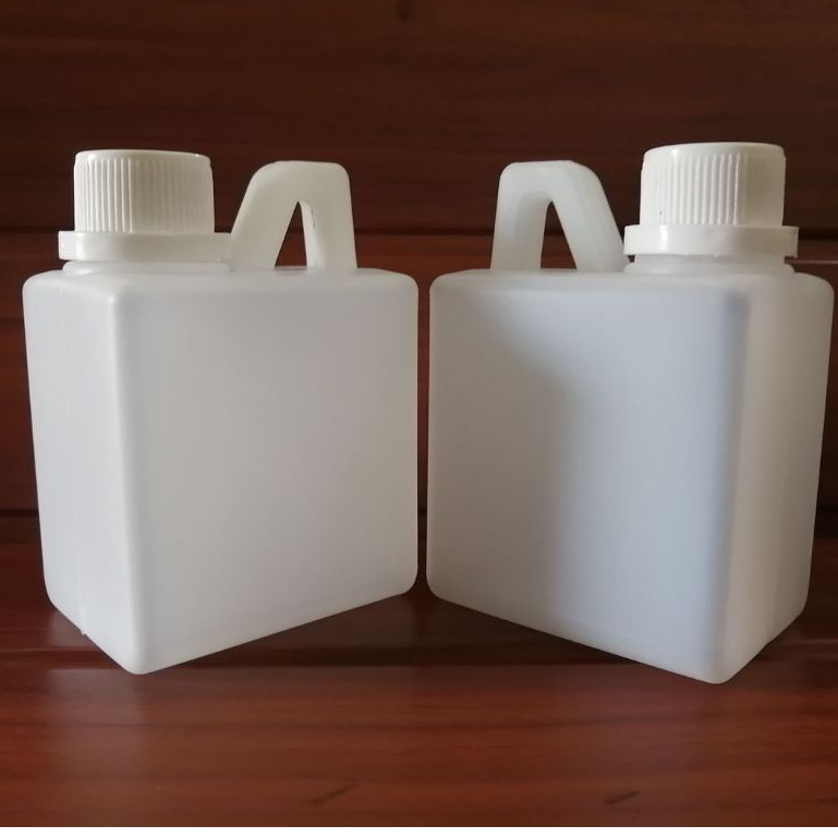 Botol Jerigen 500ml Segel | Jerigen 500ml Natural Tutup Putih |  Plus Plug Dalam