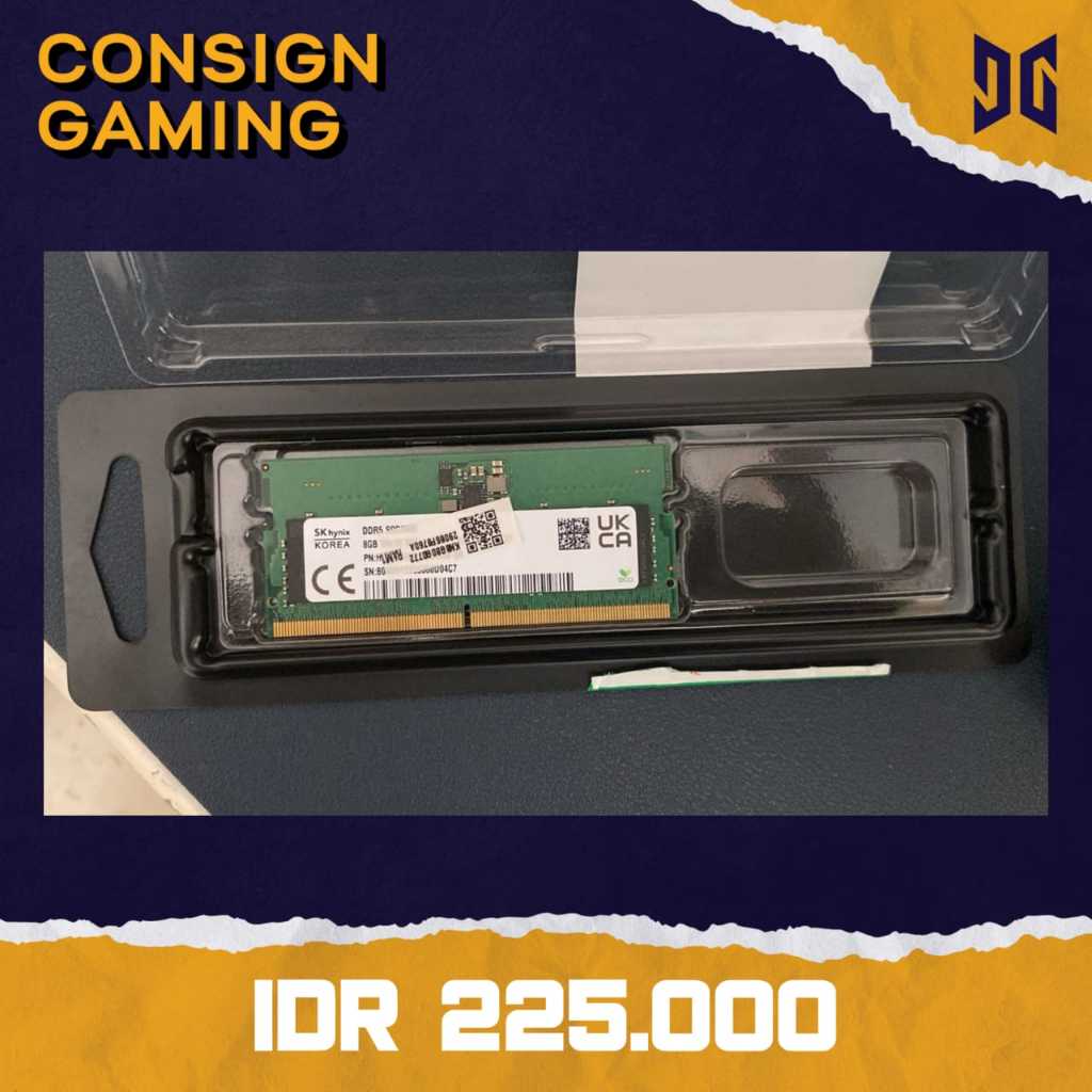 SK HYNIX KOREA 1X8GB DDR5 4800MHZ SODIMM ( CODE : WW639 )