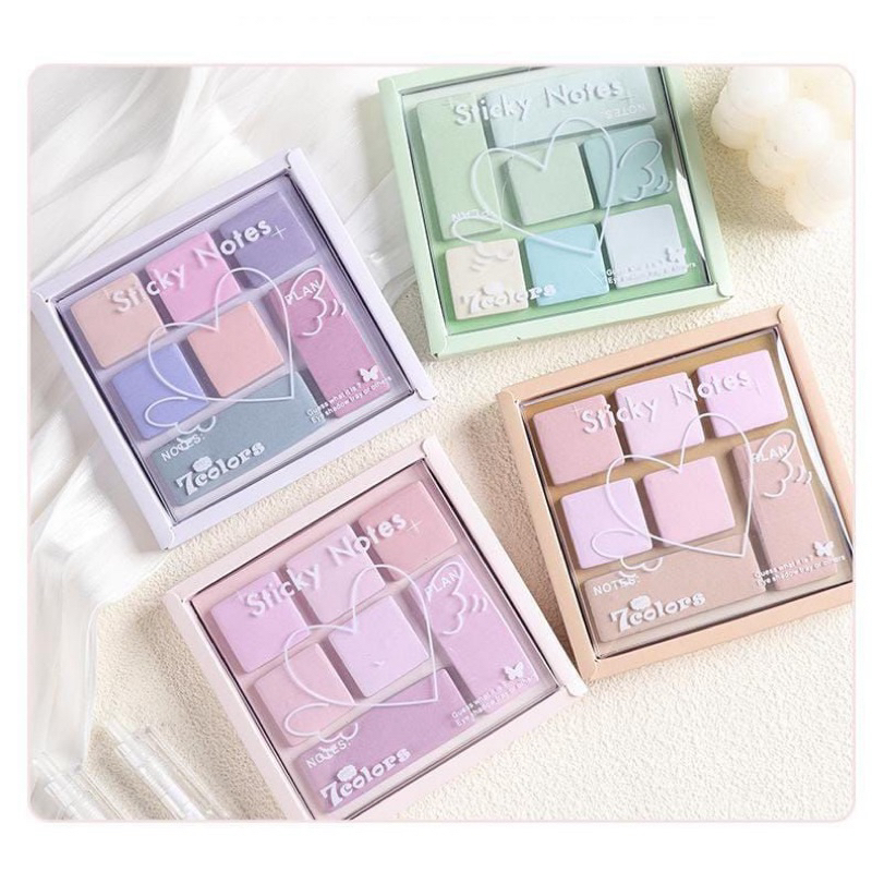 

STICKY NOTE BENTUK EYESHADOW/ STICKY NOTE MURAH LUCU/ STICKY NOTE WARNA GRADASI