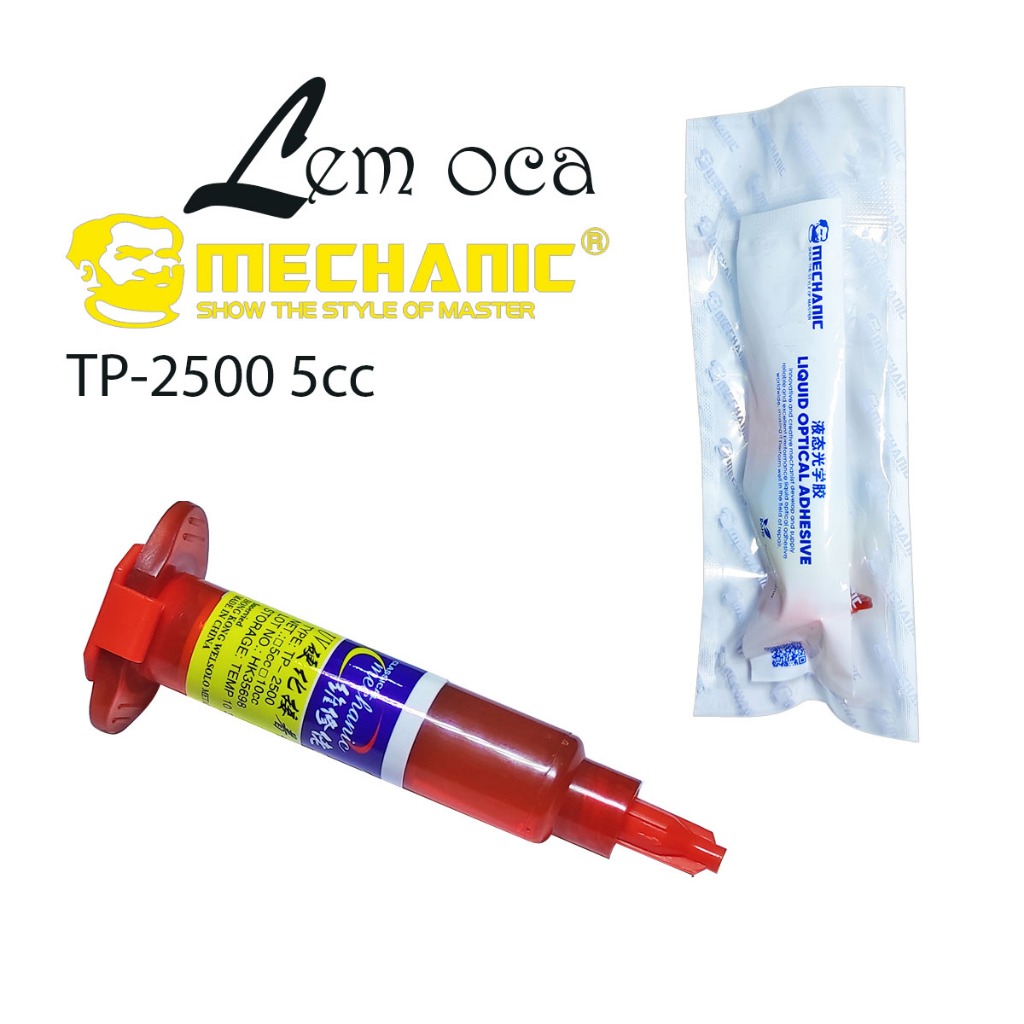 

LEM OCA MECHANIC TP-2500 5cc UV HARDENING AGENT