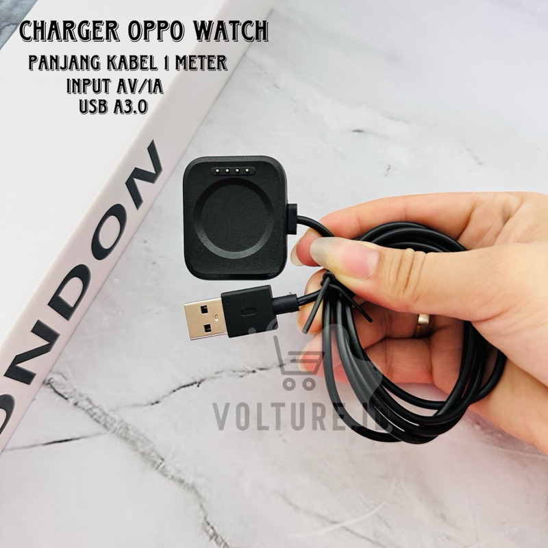 Kabel Charger Oppo Watch 41mm - Dock Charger Oppo Watch - Charger Jam Tangan Oppo