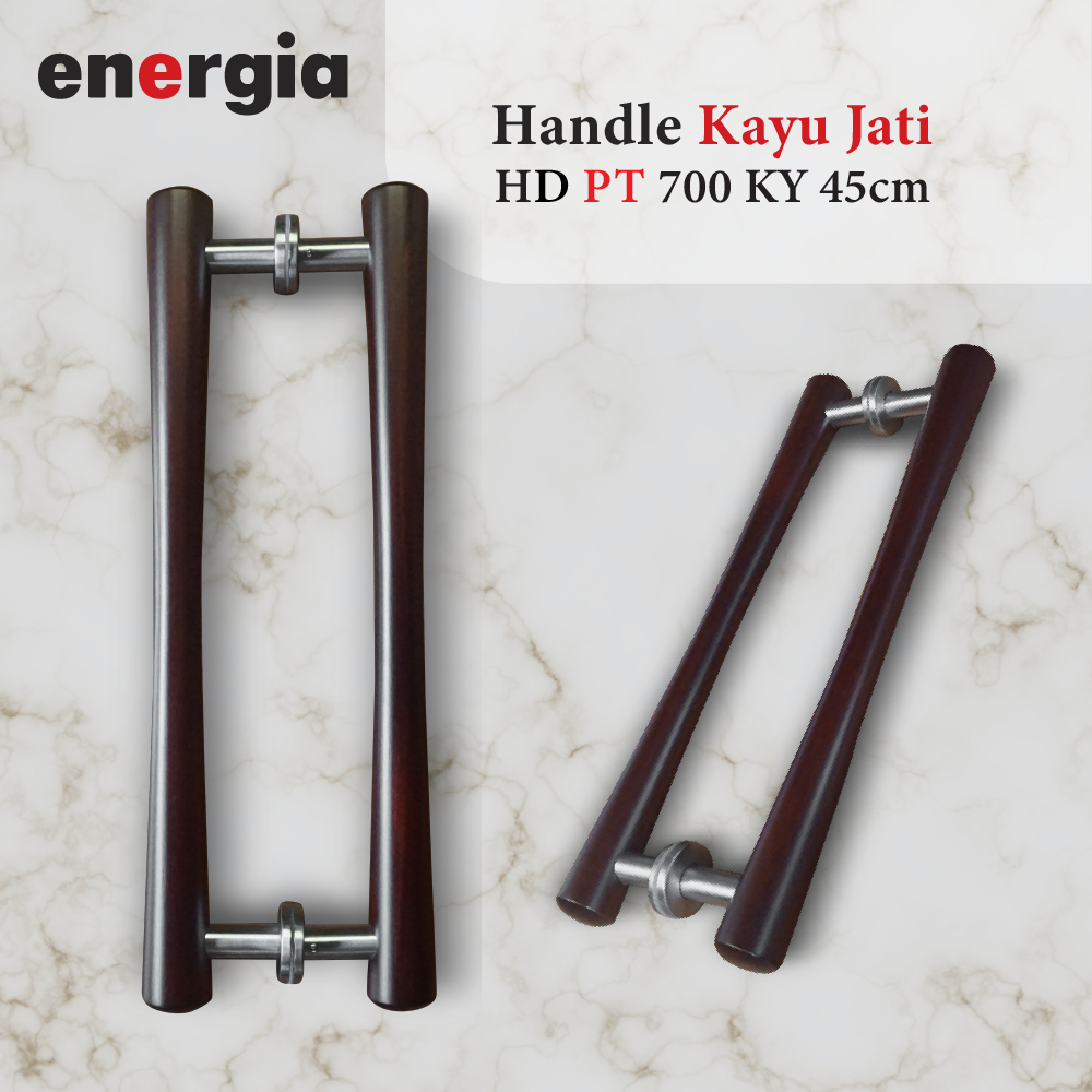 Handle Pintu Kupu Tarung Kayu Jati 45cm