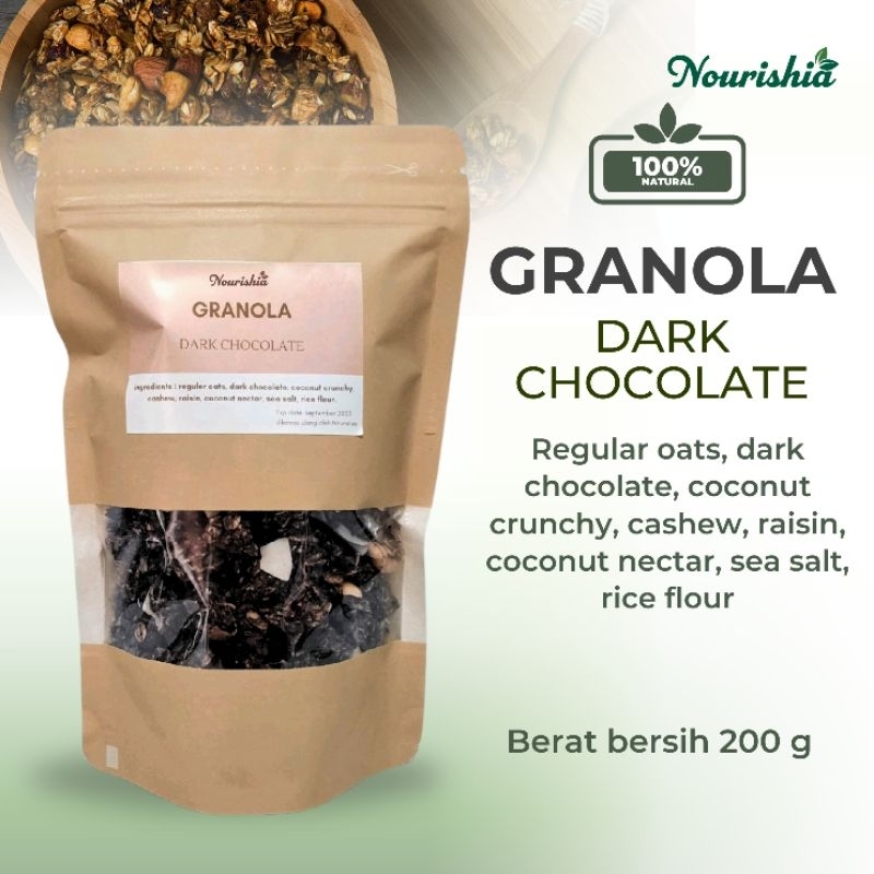 

GRANOLA dark chocolate 200gram