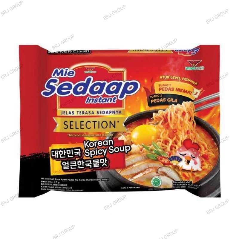 

Mie sedaap goreng Korean spicy soup 77g