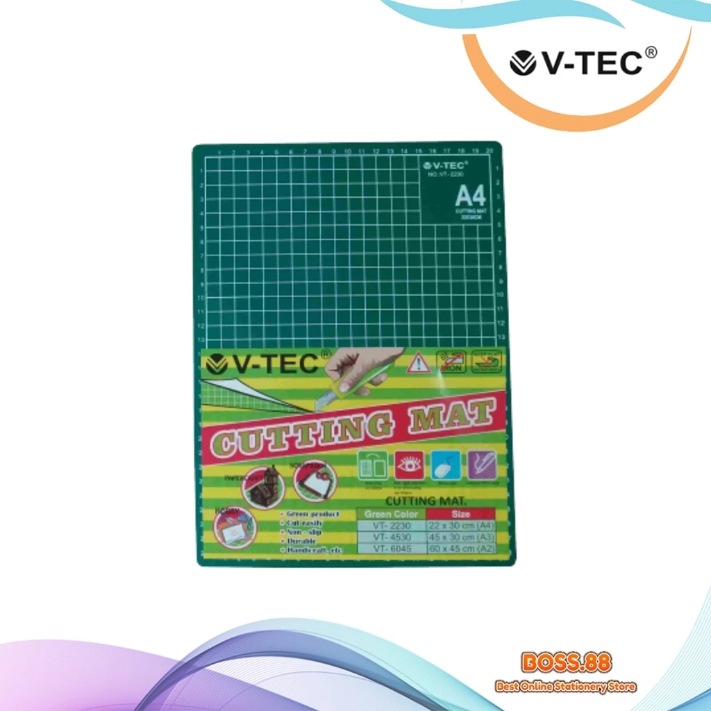 

CUTTING MAT / ALAS PEMOTONG V-TEC VT-2230 A4 (1 PCS)
