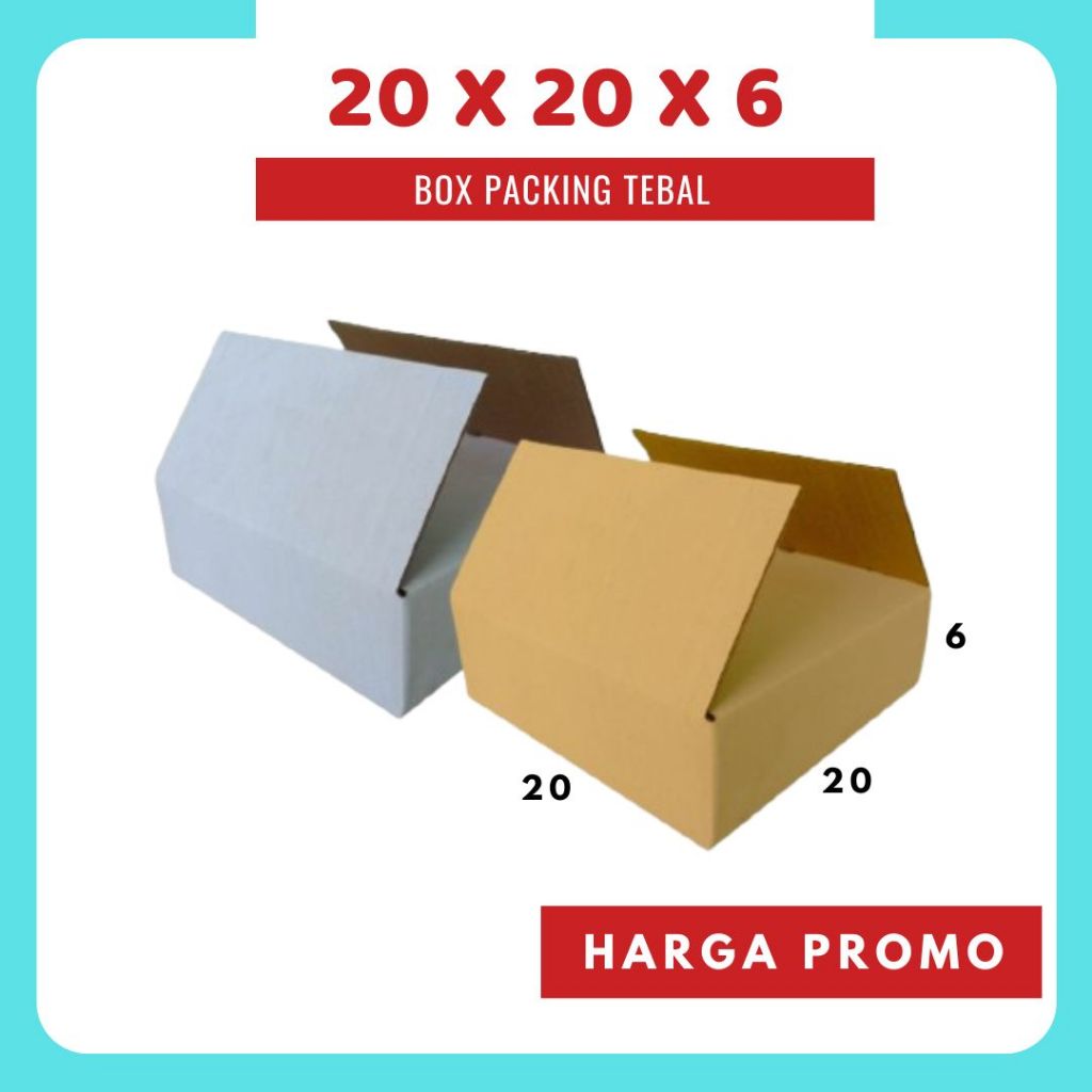 

Box Packing 20x20x6 A1 Kardus Olshop Karton Dus Kotak Kemasan Sparepart Assesoris