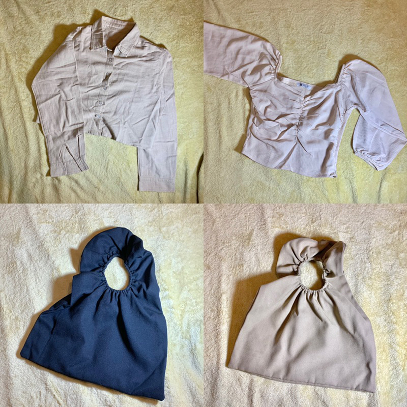 PRELOVED LOCAL BRAND - Shopatvelvet, Shop at velvet, Sivali factory, Hana code, Blouse, Sabrina, Off