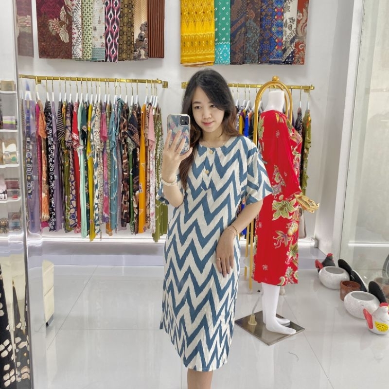 Daster Ibu Batik Setiawaty Original Model Lengan Pendek Harga Grosir Langsung Pabrik