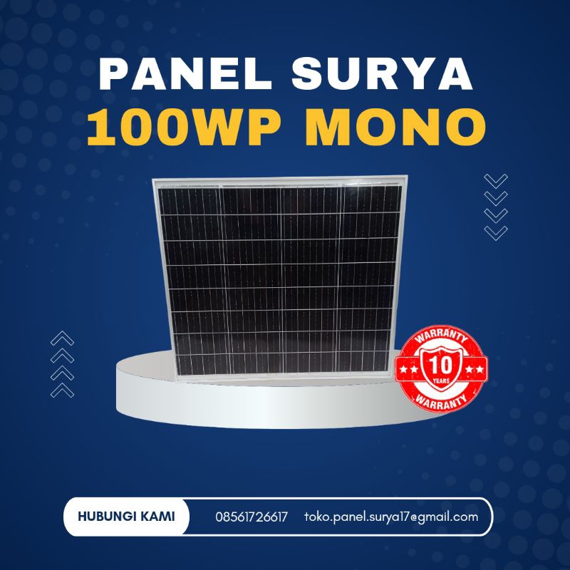 solar panel 100wp solar cell 100wp panel surya 100wp mono