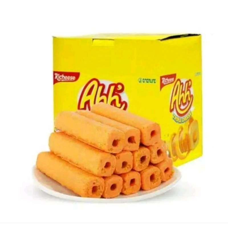 

Richeese Nabati Ahh Cheese Snack Rasa Keju 1 box isi 20pc