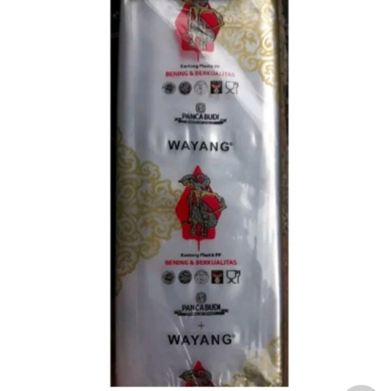 PLASTIK PP WAYANG 7X18 PLASTIK BENING 7X18
