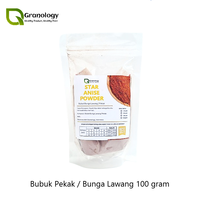 

Bubuk Pekak Bunga Lawang / Star Anise Powder (100 gram) by Granology