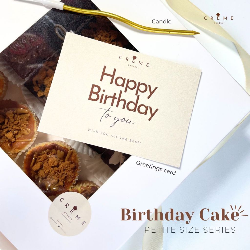 

Mini Brownies Cheese Cake - Kue Ulang Tahun / Birthday Cake / Custom Kue Ultah Tulisan