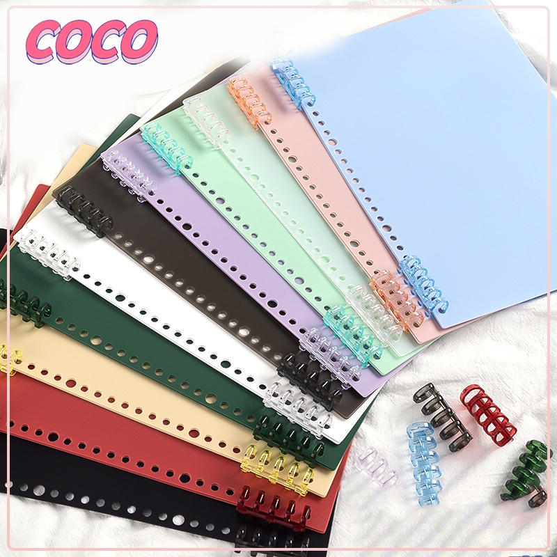 

Binder A5 B5/DIY plastik binder cover/warna permen cover binder A5 B5 sampul binder - coco_market