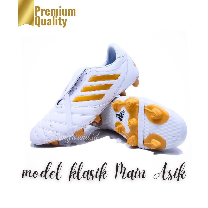 Promo 2024 Sepatu Bola - ADIDAS COPA GLORO FG ORIGINAL White Gold