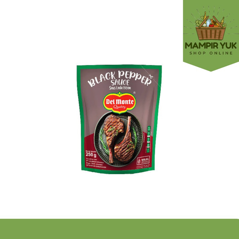 

Saus delmonte lada hitam 250gr | mampiryuk