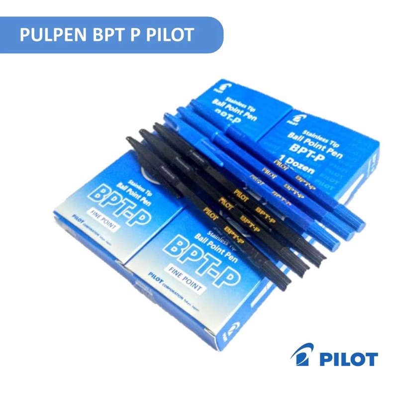 

(COD) Pulpen Pilot BPT-P Tinta Hitam & Biru / Ballpoint / Bolpen
