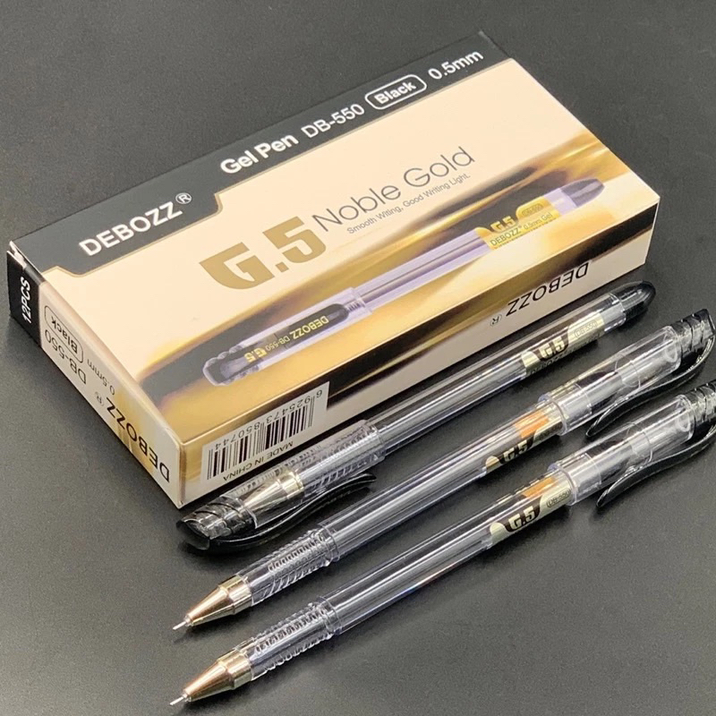 

(COD) Pulpen Debozz Gel Pen DB-550 Tinta Hitam 0.5mm / Pena Debozz