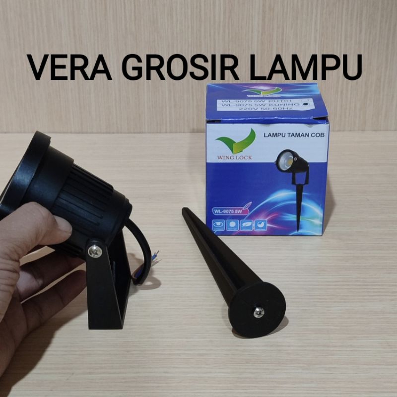 Lampu taman sorot tusuk LED 5W / Lampu sorot taman LED tusuk 5W putih 6500K / kuning