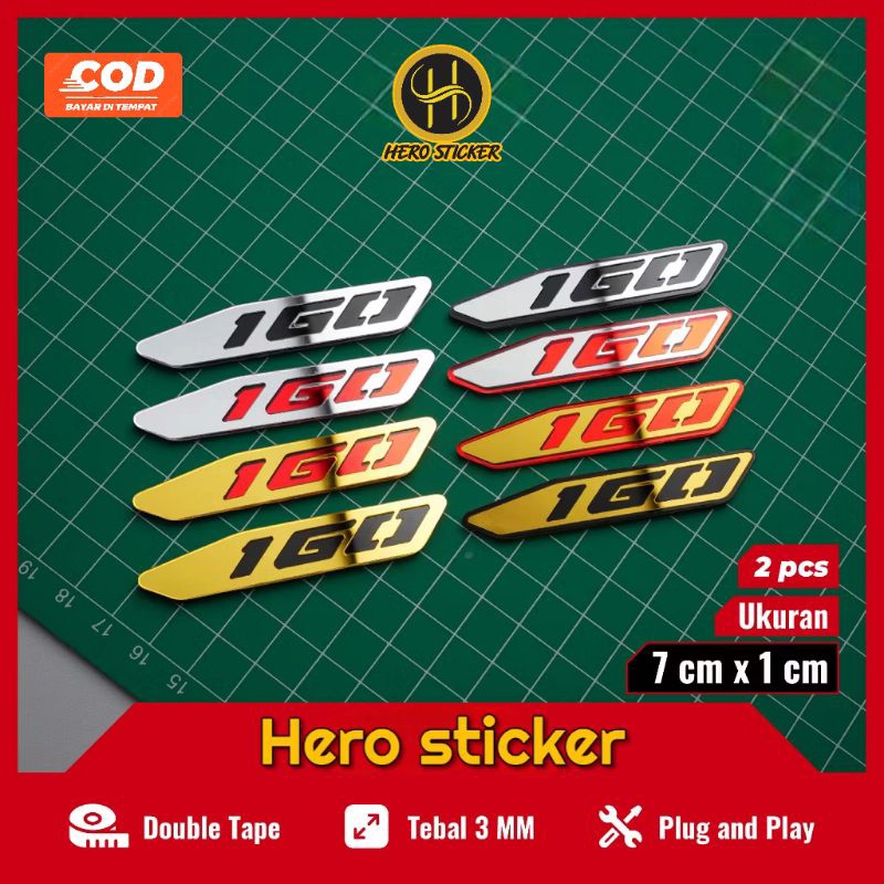 NSA 2PCS EMBLEM VARIO 160 EMBLEM 160 PCX LOGO PCX 160 LOGO VARIO 160 3D GOLD LOGO TIMBUL BAHAN AKRIL