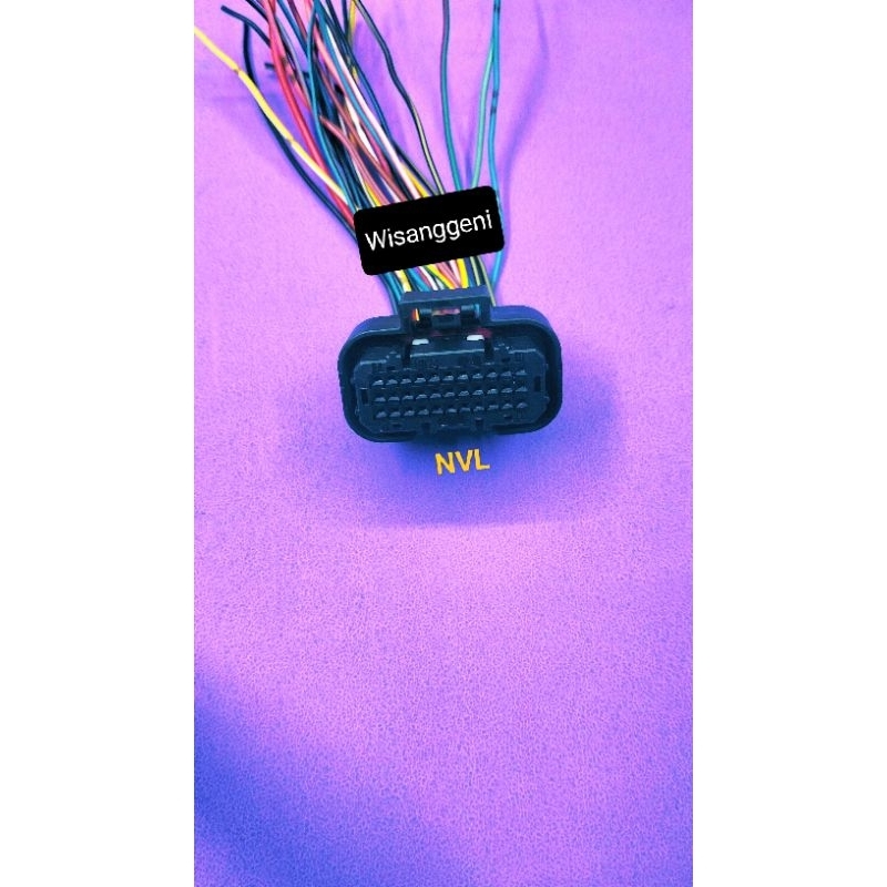 Soket ecu socket ecm yamaha new vixion litgning(NVL) pin 33 female kode ecu 1PA tahun 2013-2014.