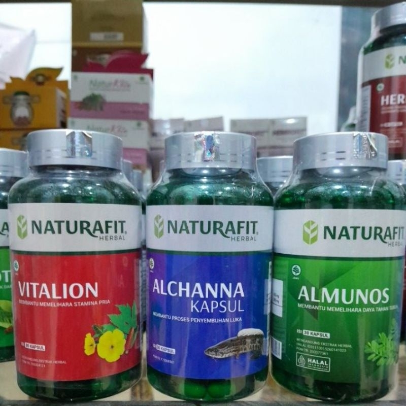 NATURAFIT VITALION II ALCHANNA II ALMUNOS ISI 30 KAPSUL