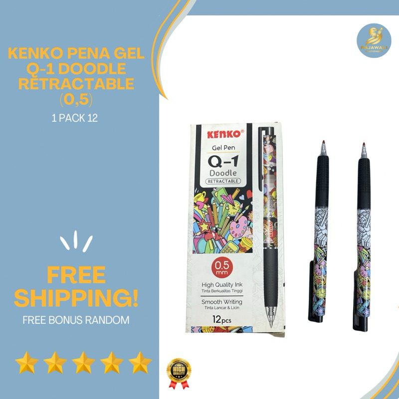 

Kenko Pena Gel Q-1 Doodle Retractable (0,5) Harga Terjangkau + Free Bonus Random!!