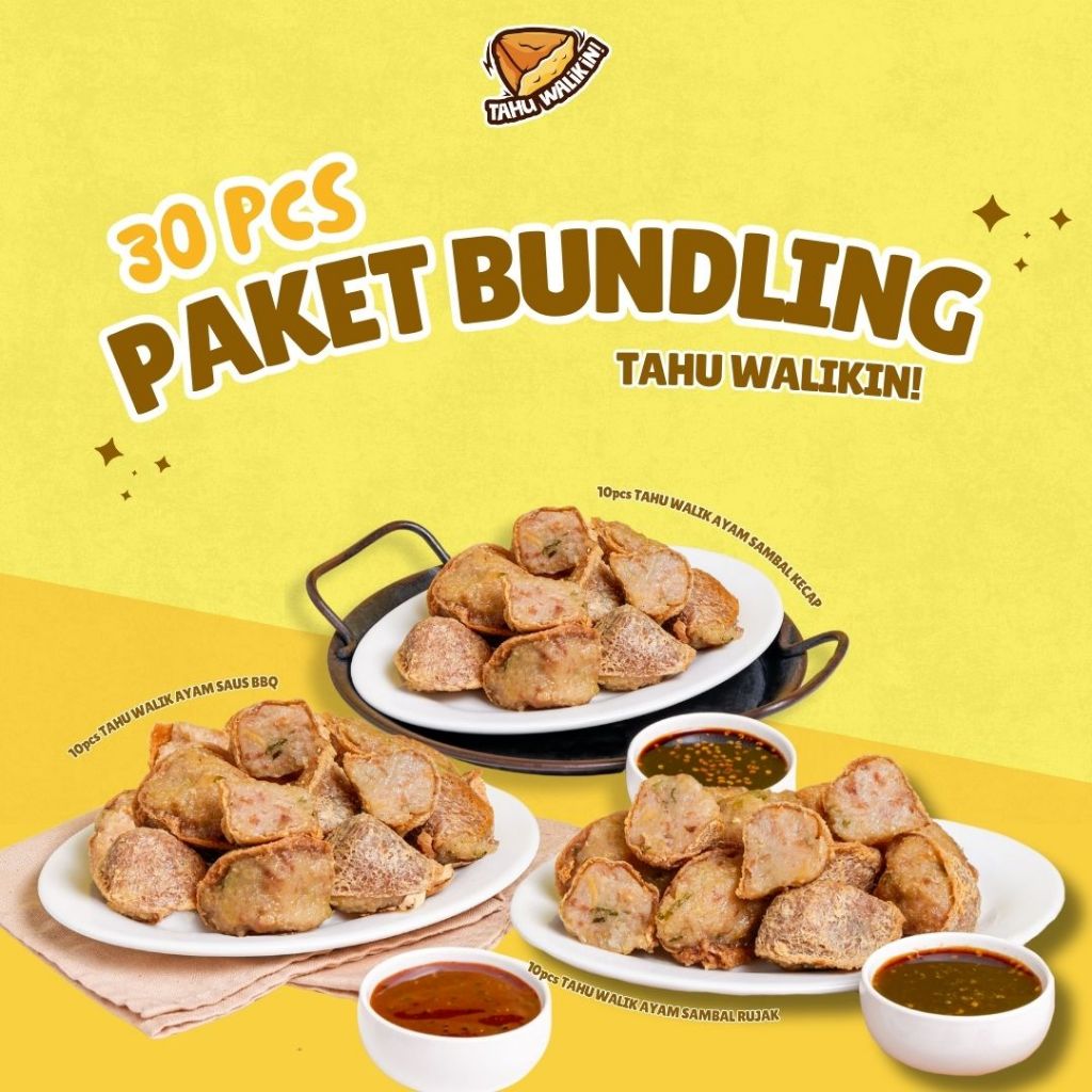 

Paket Bundling 30pcs Tahu Walik Ayam Frozen Tahu Walikin!