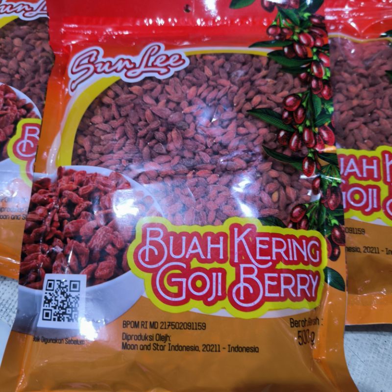 

Goji Berry Kici Sun Lee isi 500 gram