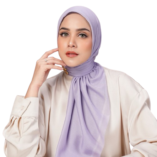 Jilbab Segi Empat Polos like Buttonscarves logo B Besi