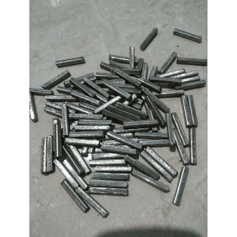 Spei / spi pulley 5 mm x 5 mm Sepi Pengunci Puli Aluminium Bahan besi balok