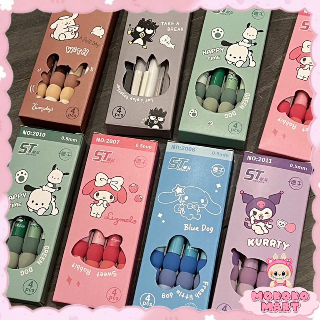 

MM Pena 0.5mm 1pcs Karakter Pulpen Motif Karakter Lucu Pulpen Gel Hitam Alat Tulis Sekolah Bolpen
